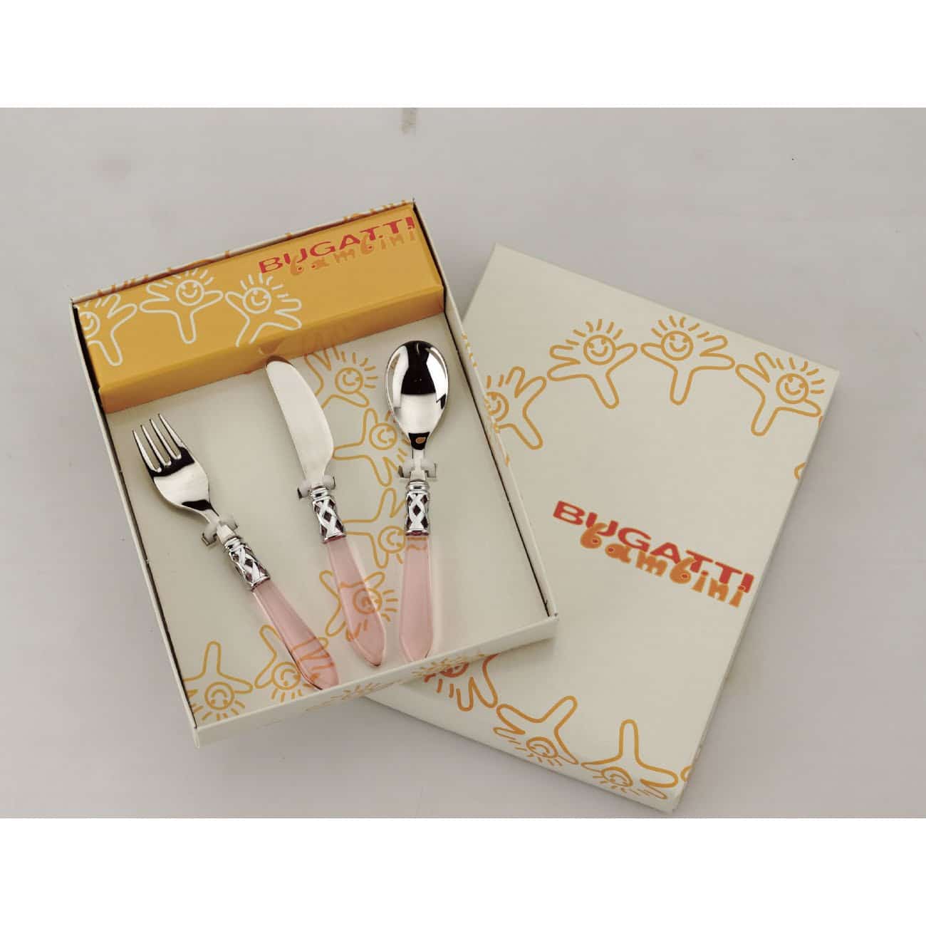 Set tacamuri pentru copii Aladdin, Casa Bugatti - roz pastel