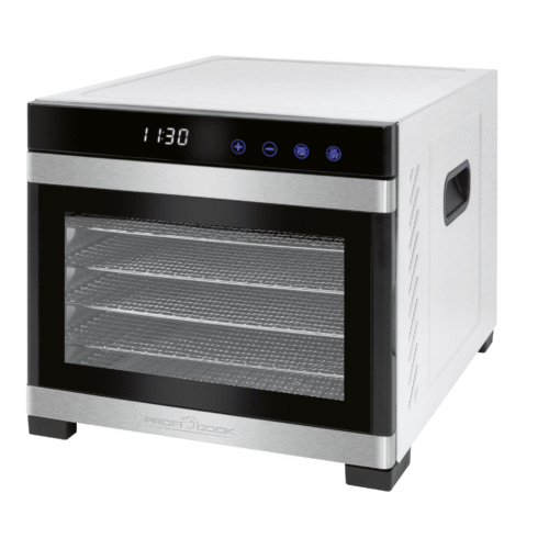 Deshidrator alimente, ProfiCook, PC-DR1218, 6 tavi, 650 W, inox