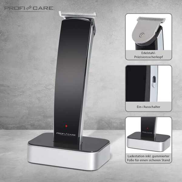 Aparat de ras electric ProfiCare - PC-HSM3051, negru/argintiu