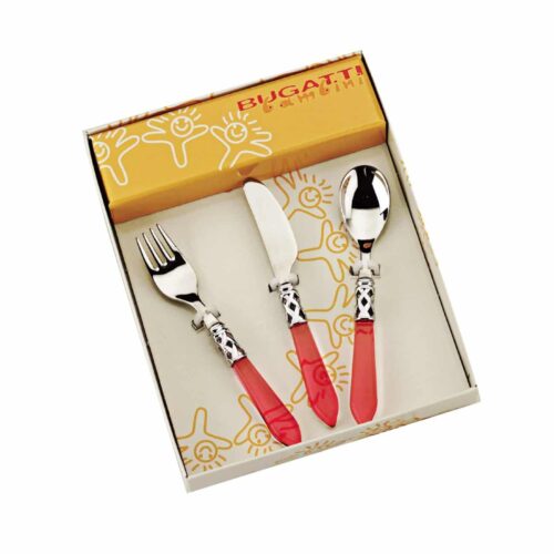 Set tacamuri pentru copii Aladdin, Casa Bugatti - rosu