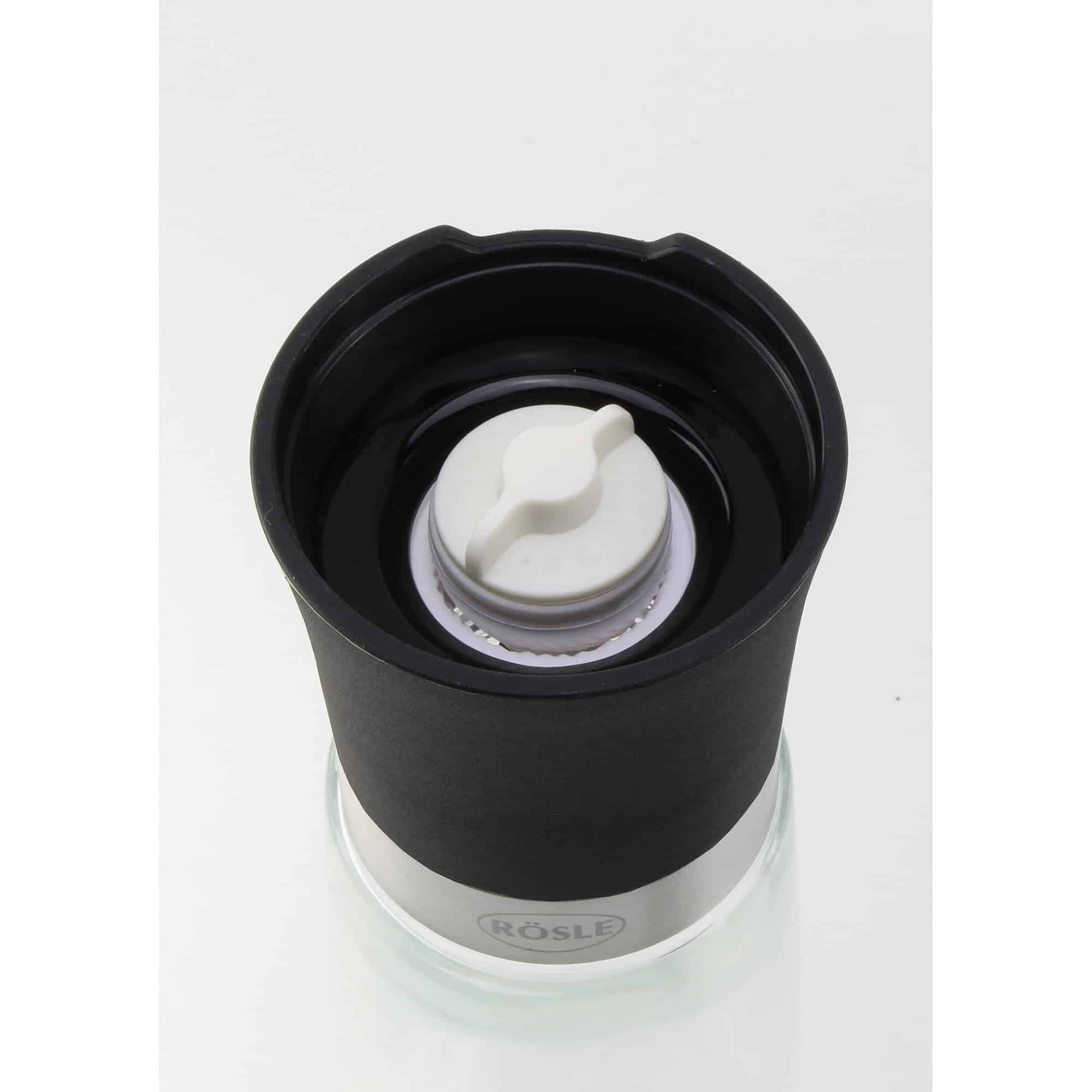 Set de 3 solnite cu rasnita, Rosle, negru/ transparent