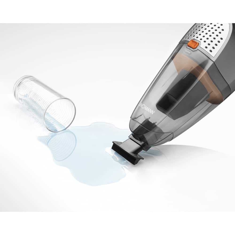 Aspirator de mana, fara sac, Bomann, AKS713CB, 1400 mAh, gri