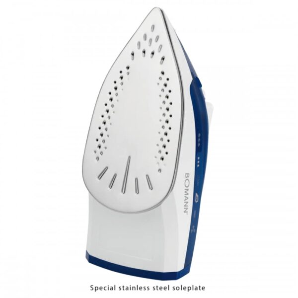 Fier de calcat, Bomann, DB6004CB, 2200 W, 250 ml, albastru