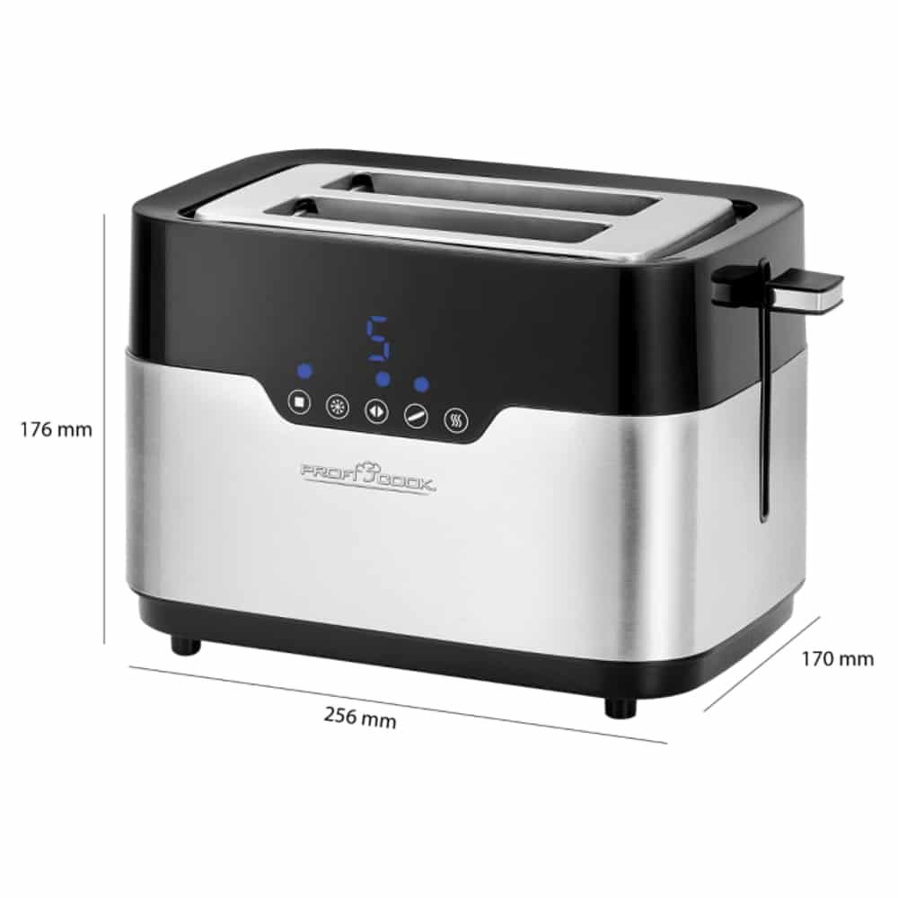 Prajitor de paine, ProfiCook, PC-TA1170, 2 felii, 920 W, inox