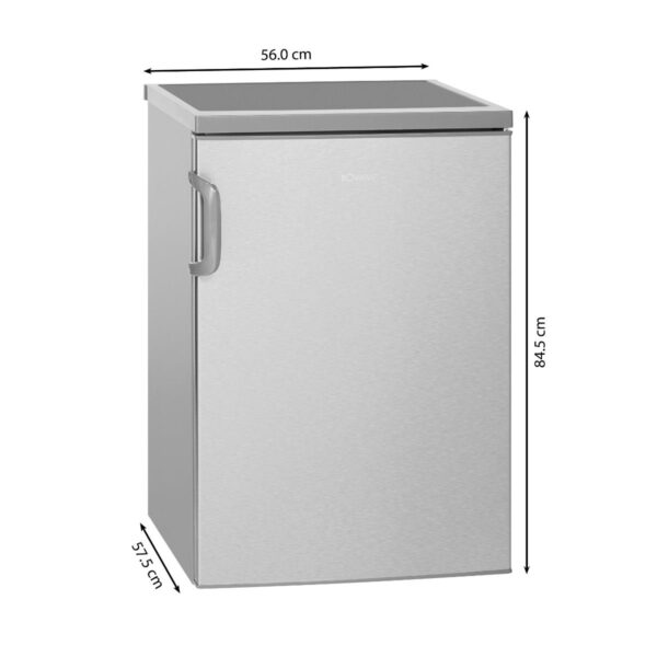 Mini frigider, Bomann, KS2194.1, 120 litri, inox