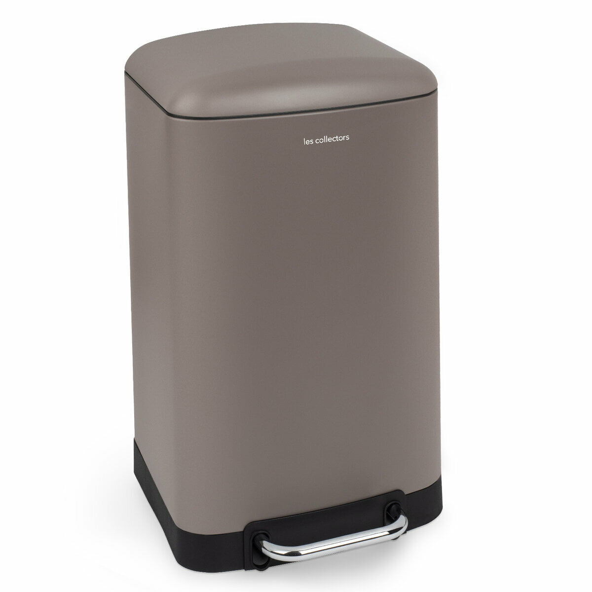 Cos de gunoi cu pedala, Les Collectors, N883, 40 litri, 1 compartiment, taupe