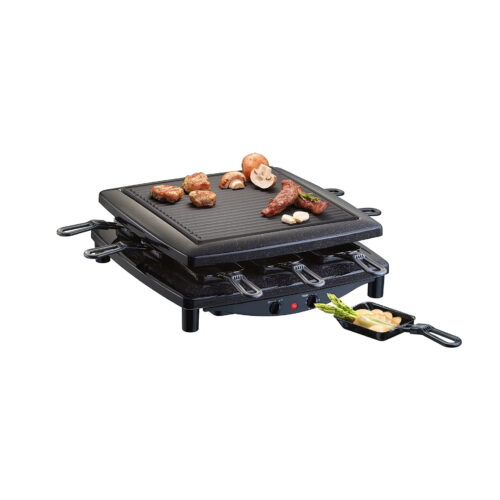 Plita grill si raclette, Steba Germany, RC2.1, 1450 W, 8 persoane, negru