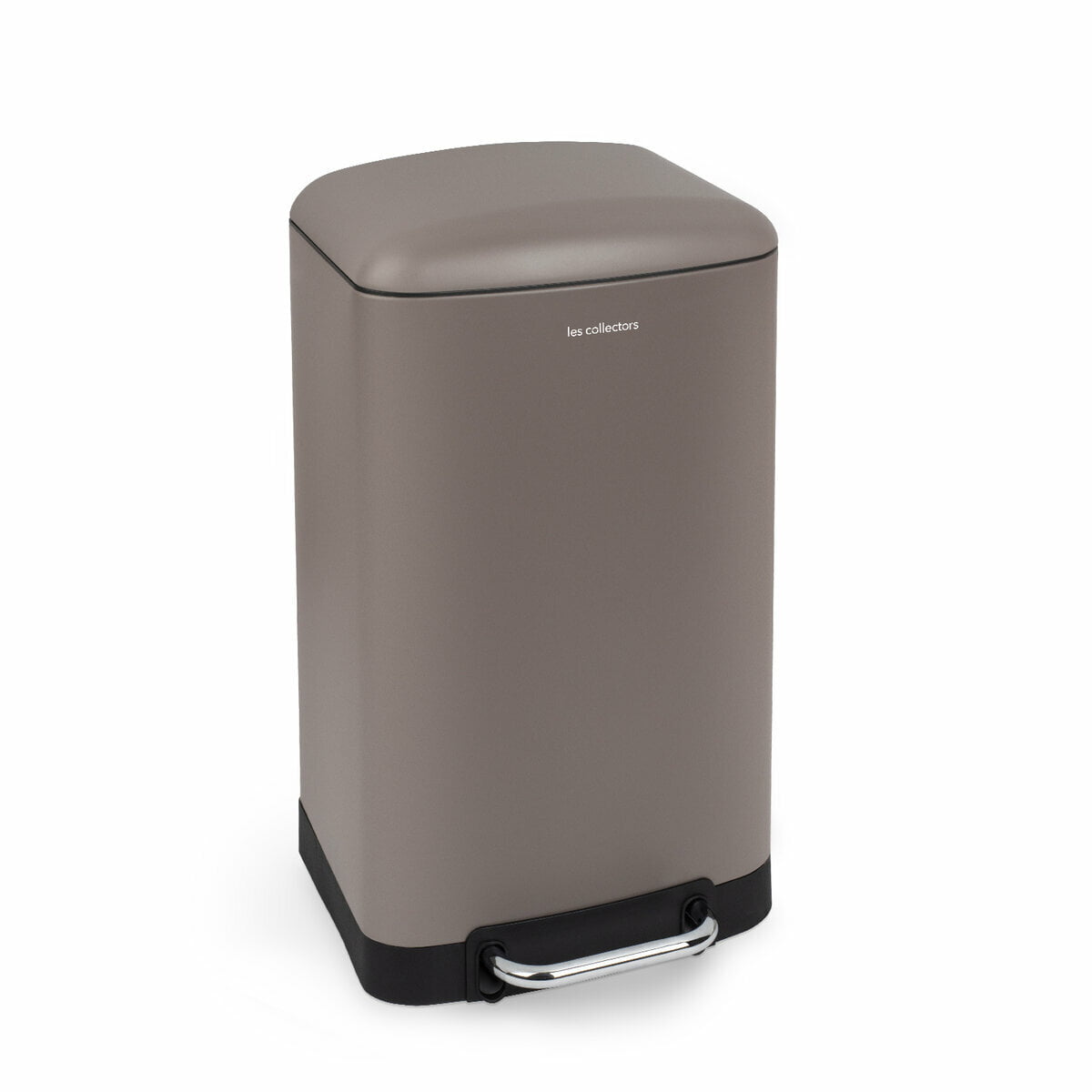 Cos de gunoi cu pedala, Les Collectors, N719, 30 litri, 1 compartiment, taupe