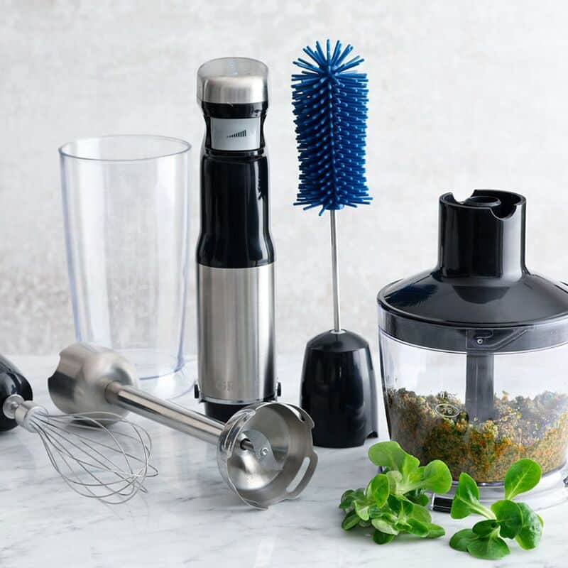 Blender de mana si accesorii, Graef, HB802, 200 W, inox