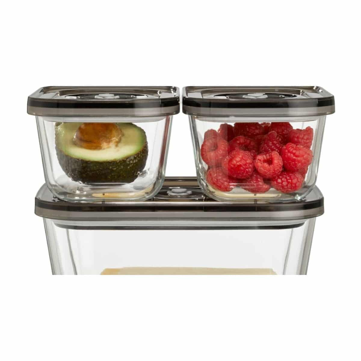 Aparat de vidat portabil cu pungi, Caso Germany, Vacu OneTouch, vidare uscata/umeda, negru