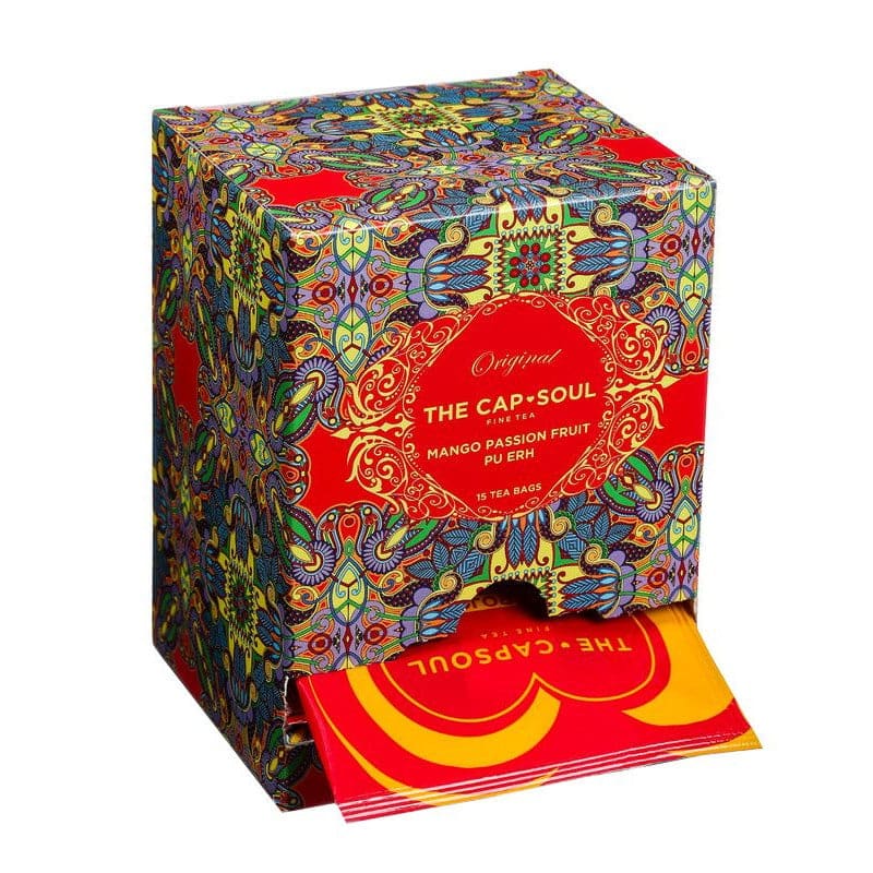 Ceai, The Cap Soul - Mango & Passion Fruit, 15 plicuri