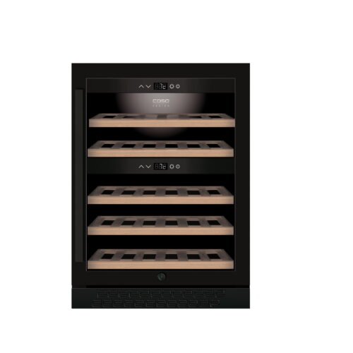 Racitor de vinuri Dual Zone, 40 sticle, Caso Germany, WineChef Pro 40, negru