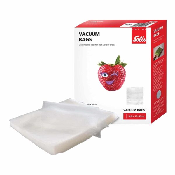 Set 50 de pungi gofrate pentru vidat 20x30 cm, Solis - 92261