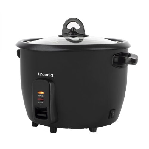 Aparat de gatit orez, H.Koenig, ORYZA8, 1.8 litri, 700 W, negru