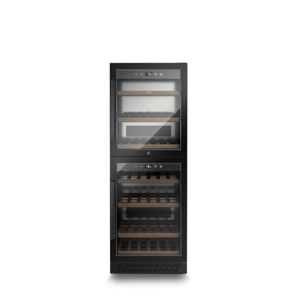 Racitor de vinuri Dual Zone, 126 sticle, Caso Germany, WineChef Pro 126-2D, negru