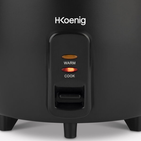 Aparat de gatit orez, H.Koenig, ORYZA8, 1.8 litri, 700 W, negru