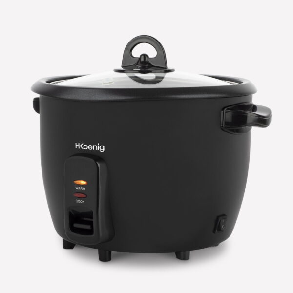 Aparat de gatit orez, H.Koenig, ORYZA8, 1.8 litri, 700 W, negru