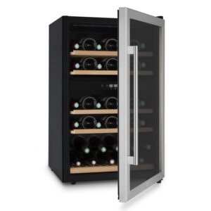 Racitor de vinuri Dual Zone, 53 sticle, LES PETITS CHAMPS, CAVCD53, inox