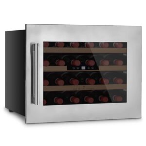 Racitor de vinuri incorporabil, 24 sticle, LES PETITS CHAMPS, CAVCI24, inox