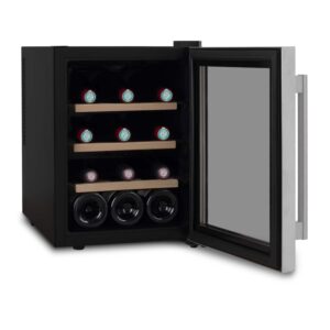 Racitor de vinuri, 12 sticle, LES PETITS CHAMPS, CAVS12, inox