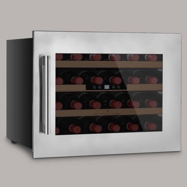 Racitor de vinuri incorporabil, 24 sticle, LES PETITS CHAMPS, CAVCI24, inox