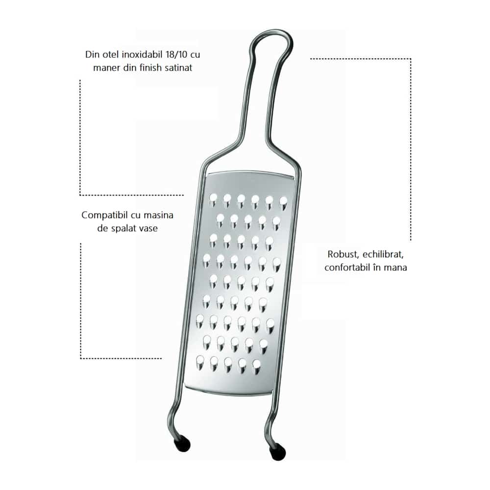 Razatoare manuala, Rosle, 95022, 1 fata, inox