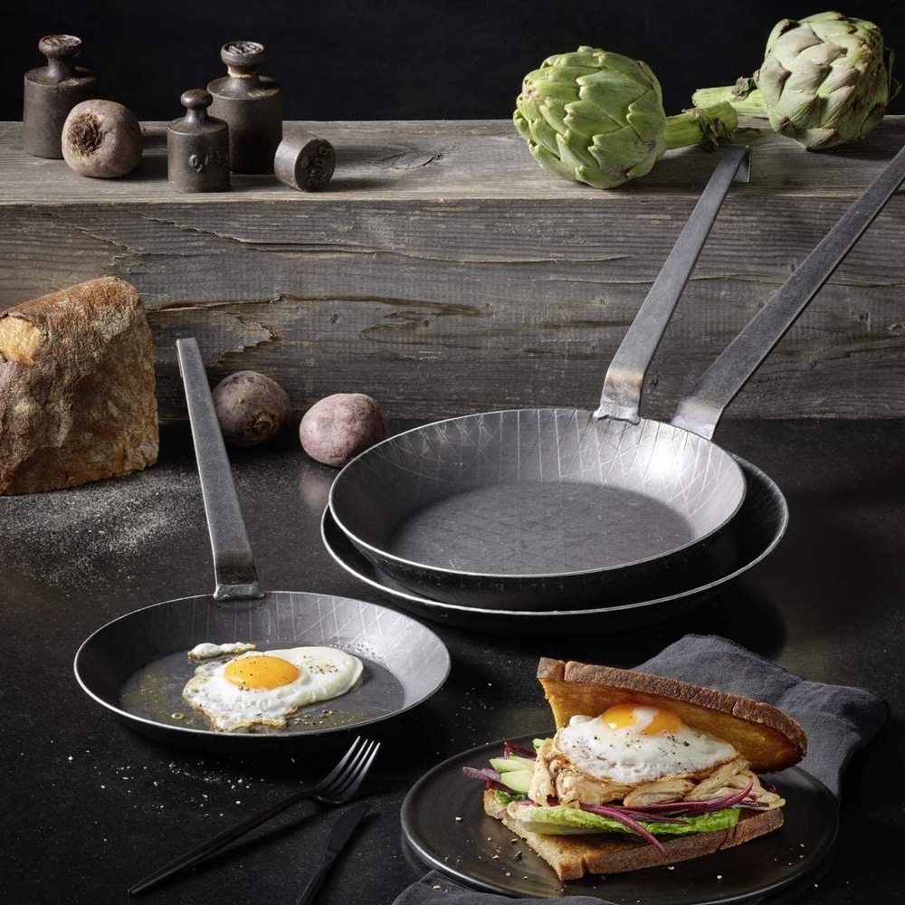 Tigaie traditionala, Ø 28 cm, fier forjat, Rosle, 95729