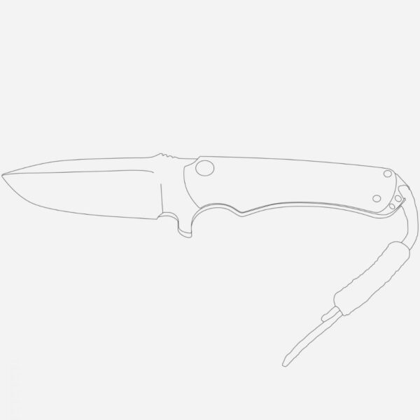 Cutit de vanatoare si drumetie, Berkel, Black Moon Brass