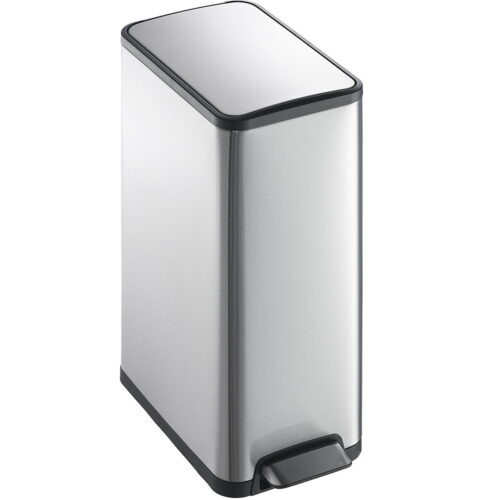 Cos de gunoi cu pedala, EKO, Ecoslim, 45 litri, 1 compartiment, inox