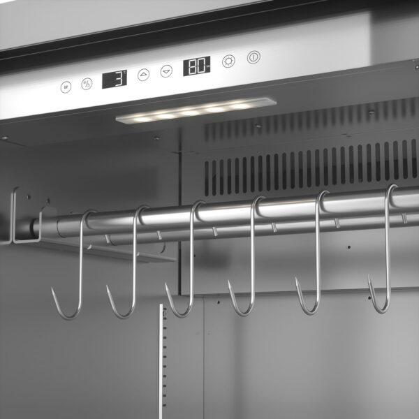 Frigider maturat carne Dry Age, Caso Germany, Master 380 Pro, 380 litri, inox