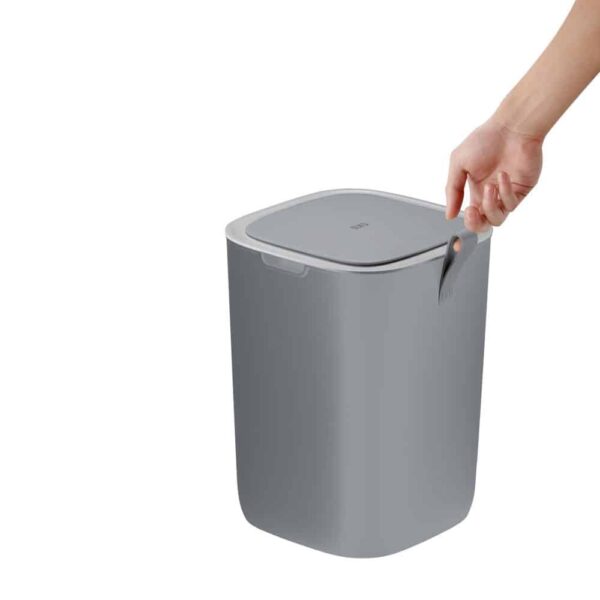 Cos de gunoi cu senzor, EKO, Morandi Smart, 12 litri, 1 compartiment, gri