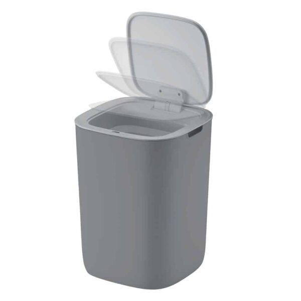 Cos de gunoi cu senzor, EKO, Morandi Smart, 12 litri, 1 compartiment, gri