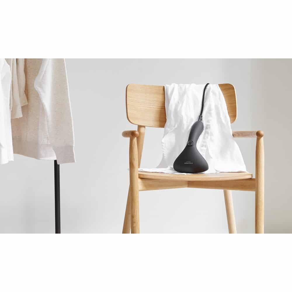 Aparat de calcat vertical cu aburi, Steamery Stockholm, Cirrus No.2, 1500 W, 90 ml, negru