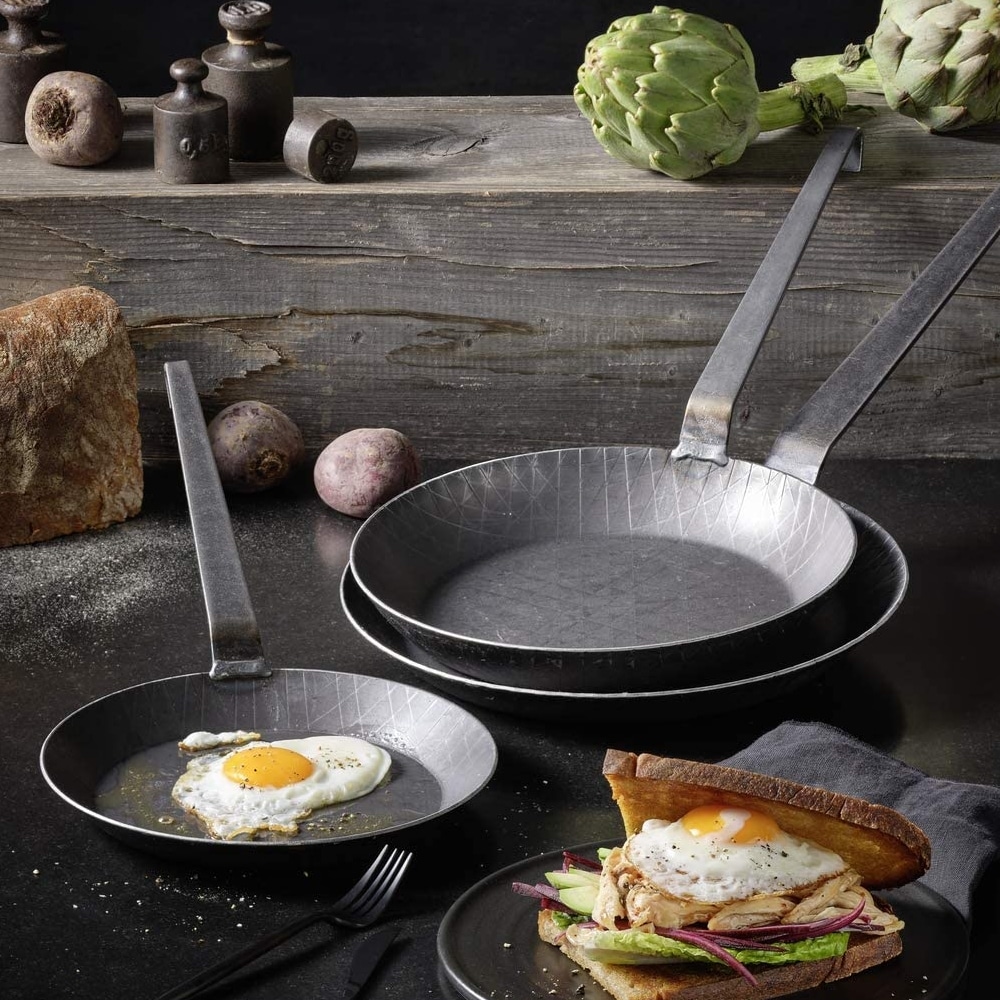 Tigaie traditionala, Ø 28 cm, fier forjat, Rosle, 95728