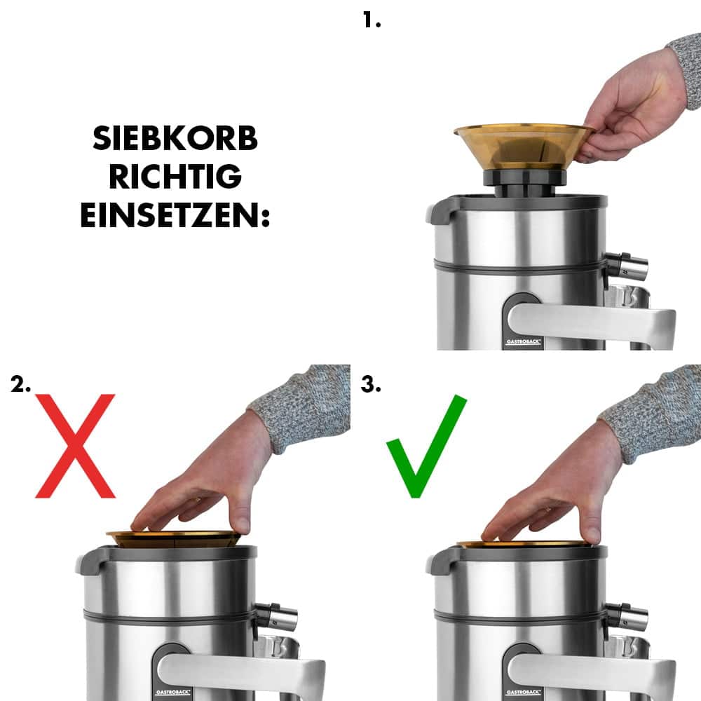 Storcator de fructe si legume Multi Juicer, Gastroback - 40151, inox