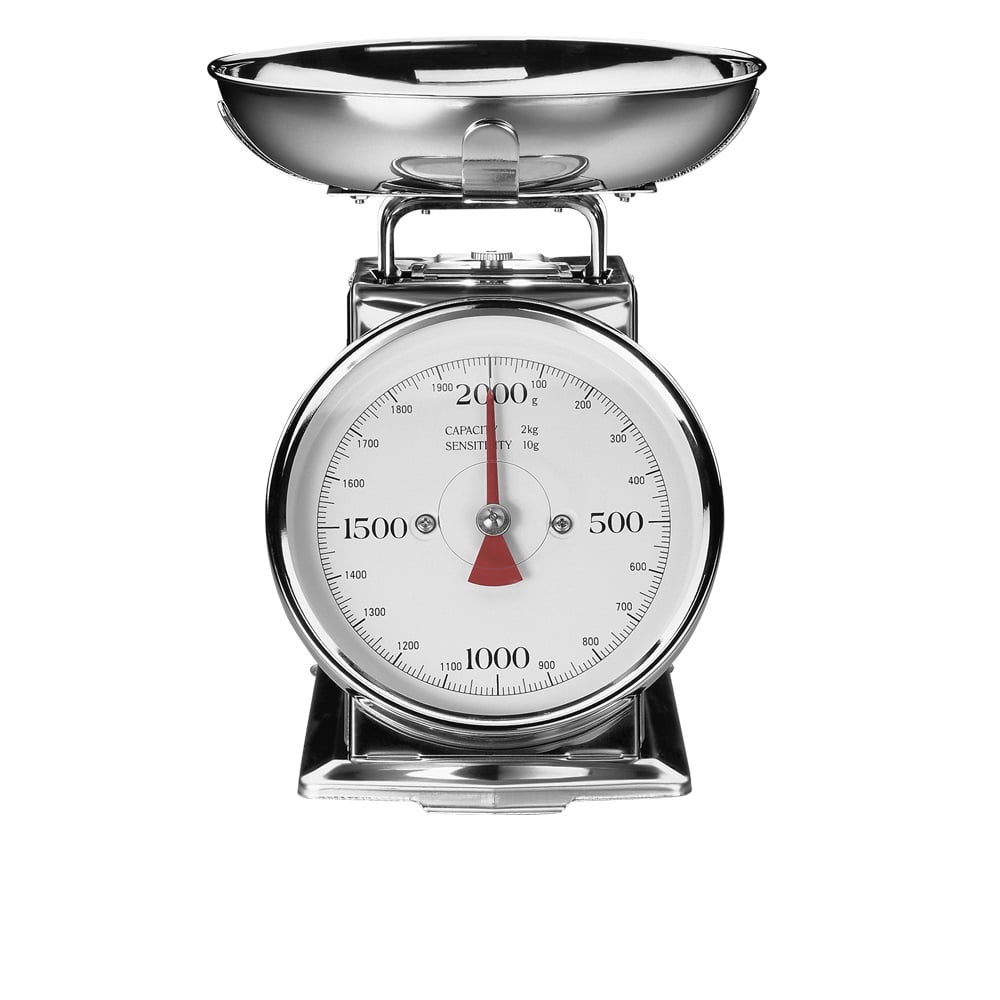 Cantar de bucatarie mecanic cu bol, Gastroback, 30102, 2 kg, inox