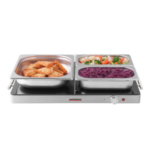 Placa electrica pentru mentinere la cald alimente, Gastroback, 42491, 1 zona, inox