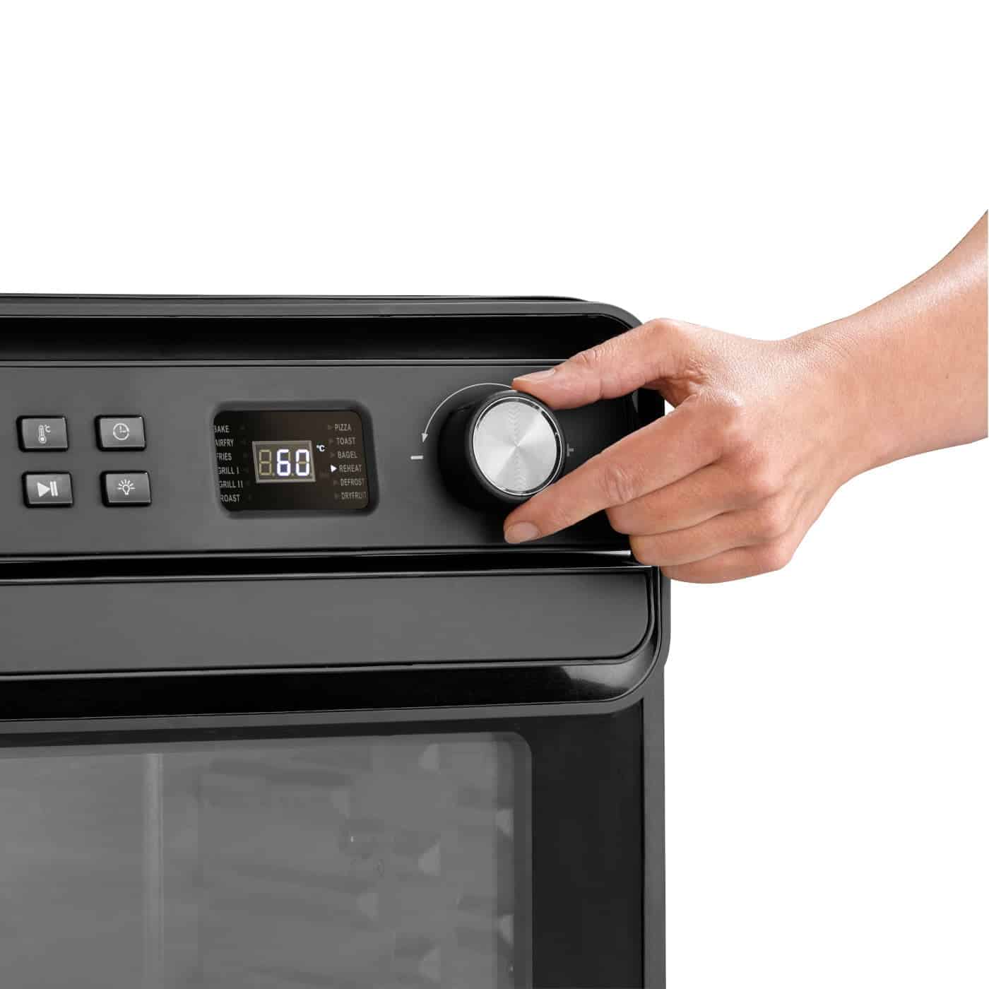 Friteuza cu aer cald Air Fryer, Caso Germany, AirFry Chef 1700, 1700 W, 22 litri, negru