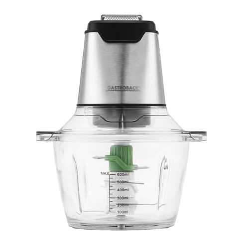 Tocator electric, Gastroback, Mini Chopper Plus, 400 W, 600 ml, inox
