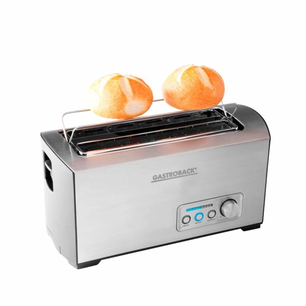 Prajitor de paine, Gastroback, Pro 4S, 4 felii, 1500 W, inox