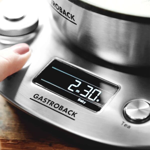 Fierbator apa 3in1, Gastroback, Tea & More Advanced, 1.5 litri, 1400 W, inox