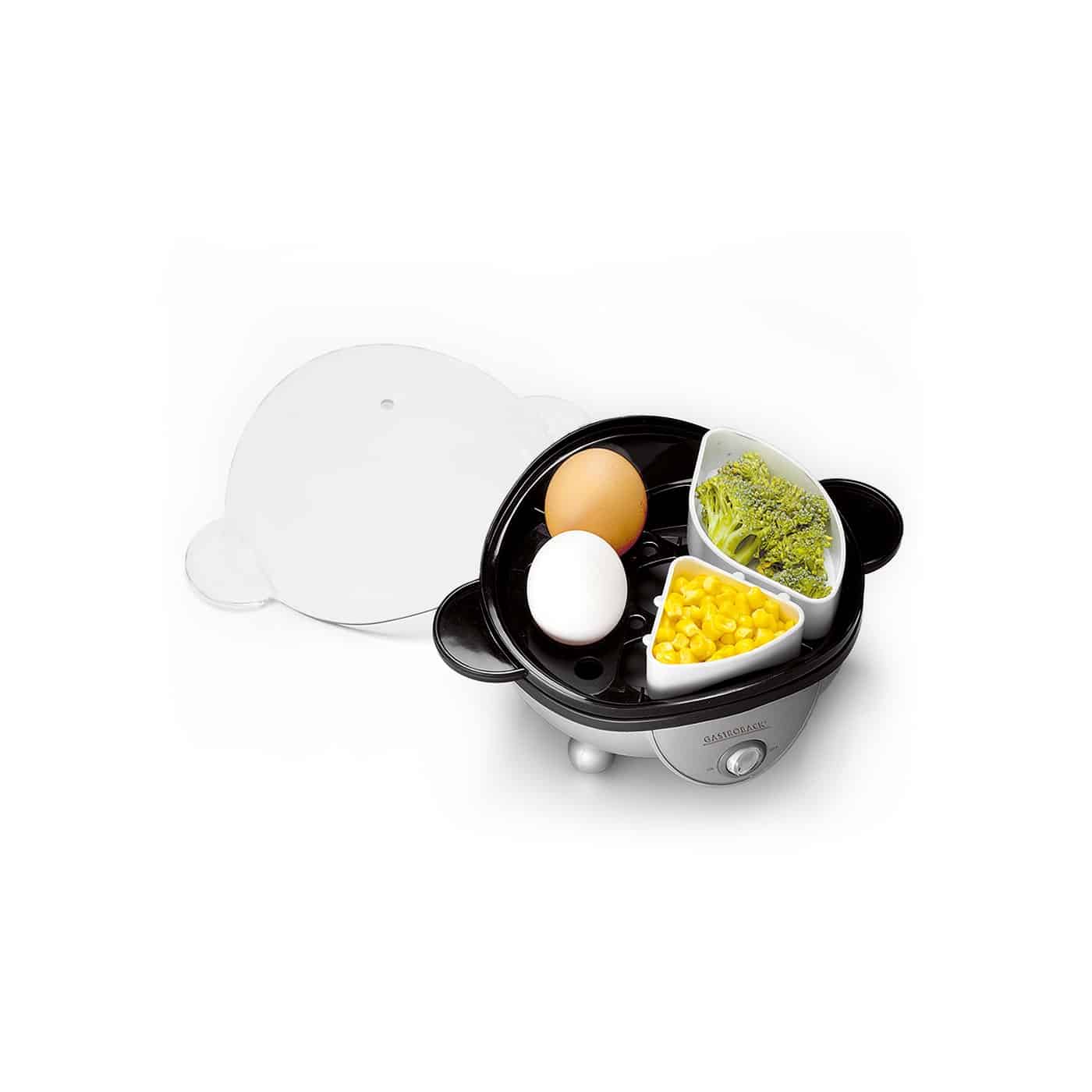 Fierbator oua, Gastroback – 42801, argintiu