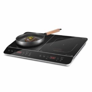Plita electrica cu inductie, Caso Germany, Design Touch 3500, 2 zone, negru