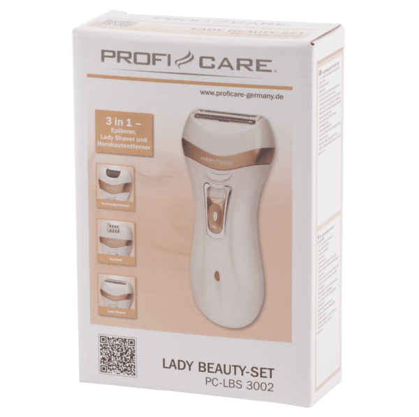 Epilator, ProfiCare - PC-LBS 3002, alb/roz