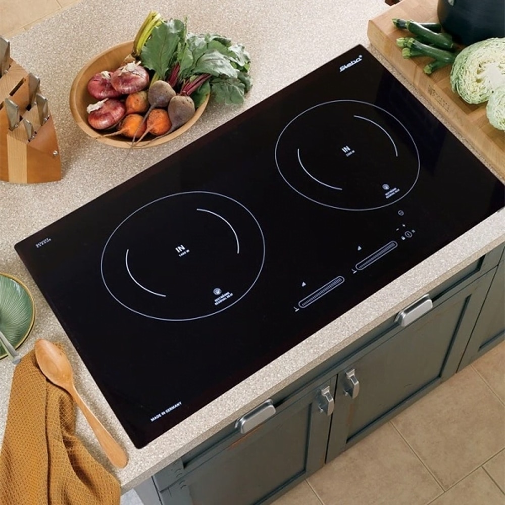 Plita electrica cu inductie incorporabila, Steba Germany, IK 500, 2 zone, 75 cm, negru