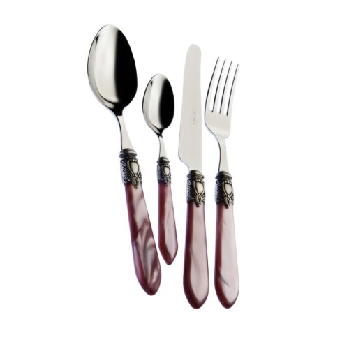 Set 24 tacamuri, Casa Bugatti - Oxford Old-silver, lila