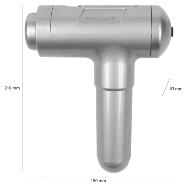 Aparat de masaj Gun, ProfiCare - PC-MP3087, gri