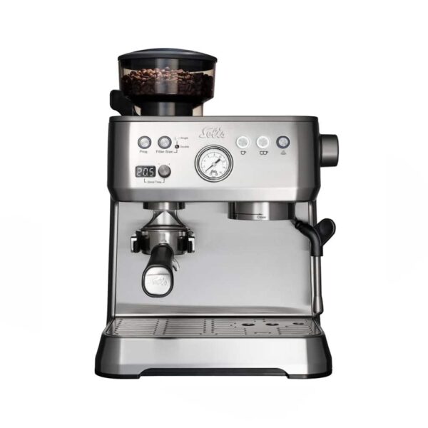 Espressor semiautomat cu rasnita, Solis, Grind&Infuse Perfetta, 250 g, inox