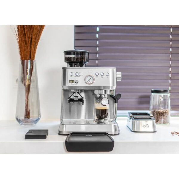 Espressor semiautomat cu rasnita, Solis, Grind&Infuse Perfetta, 250 g, inox