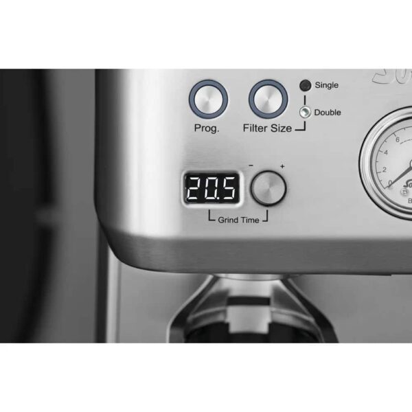 Espressor semiautomat cu rasnita, Solis, Grind&Infuse Perfetta, 250 g, inox